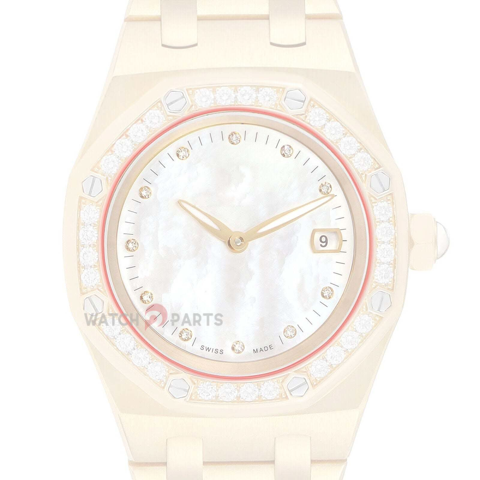 Cristal de zafiro para Audemars Piguet 67601 Royal Oak Lady 33 mm AP Watch Glass