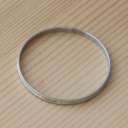 Mira el anillo de retención de la junta de acero de cristal para el bisel Rolex Daytona 116500 Watch