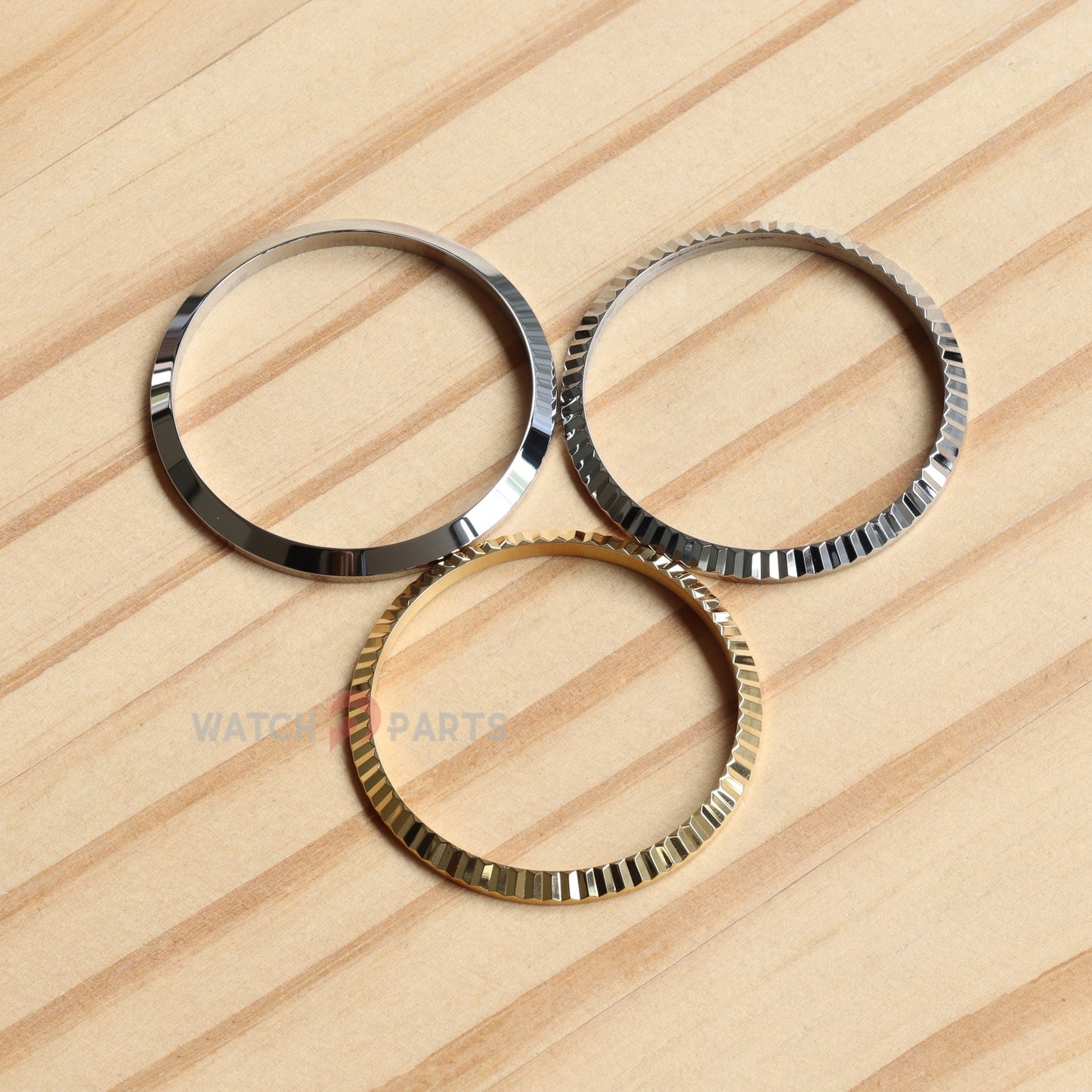 Steel Watch Bezel for Tudor Prince Date Day 76213/76214 36mm Fluted Ring - watch2parts