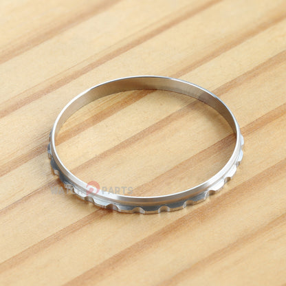 Bisel estriado+Junta de bisel de goma+Haga clic en Spring+Tension Spring+Bisel de retención para Rolex GMT-Master II 126710/116710