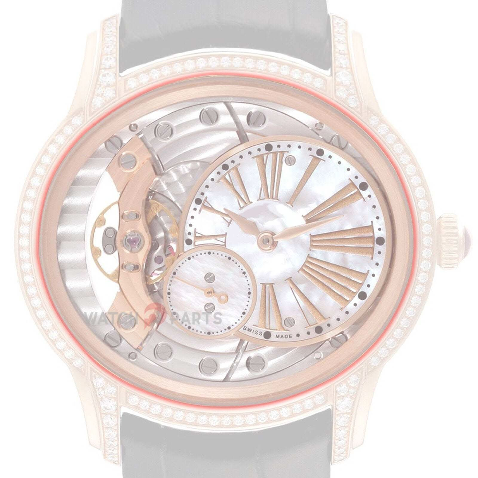 Crystal Sapphire pour Audemars Piguet 77247 Millenary Ladies 39,5 mm AP Watch