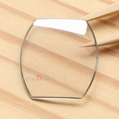 Tonneau Raised Watch Sapphire Crystal for Chopard L.U.C 16/2267 40x48mm Front&Case Back Glass
