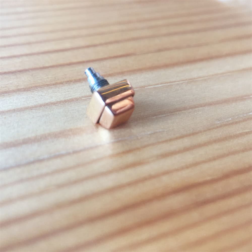 18K Gold Uhrenscheißer -Drücker -Taste für Pasha de Cartier 32 mm 2812 Uhrenbandschraubstab Teile