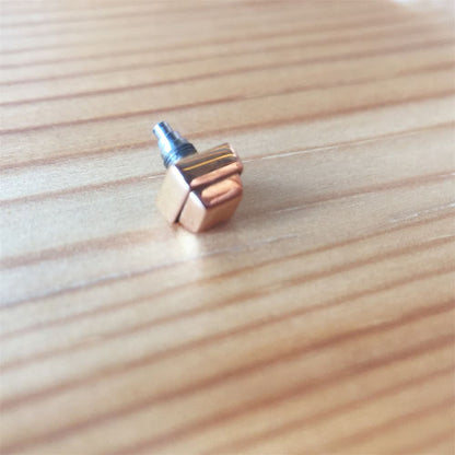 18K Gold Uhrenscheißer -Drücker -Taste für Pasha de Cartier 32 mm 2812 Uhrenbandschraubstab Teile