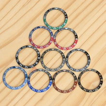 Mira el bisel de dos tonos de cerámica para el reloj Rolex GMT Master II de 40 mm