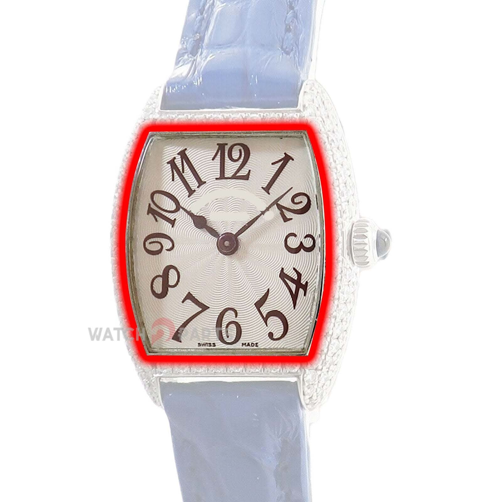 Cristal de zafiro para Franck Muller Cintree Curvex 2250/2251/2500/2501 reloj