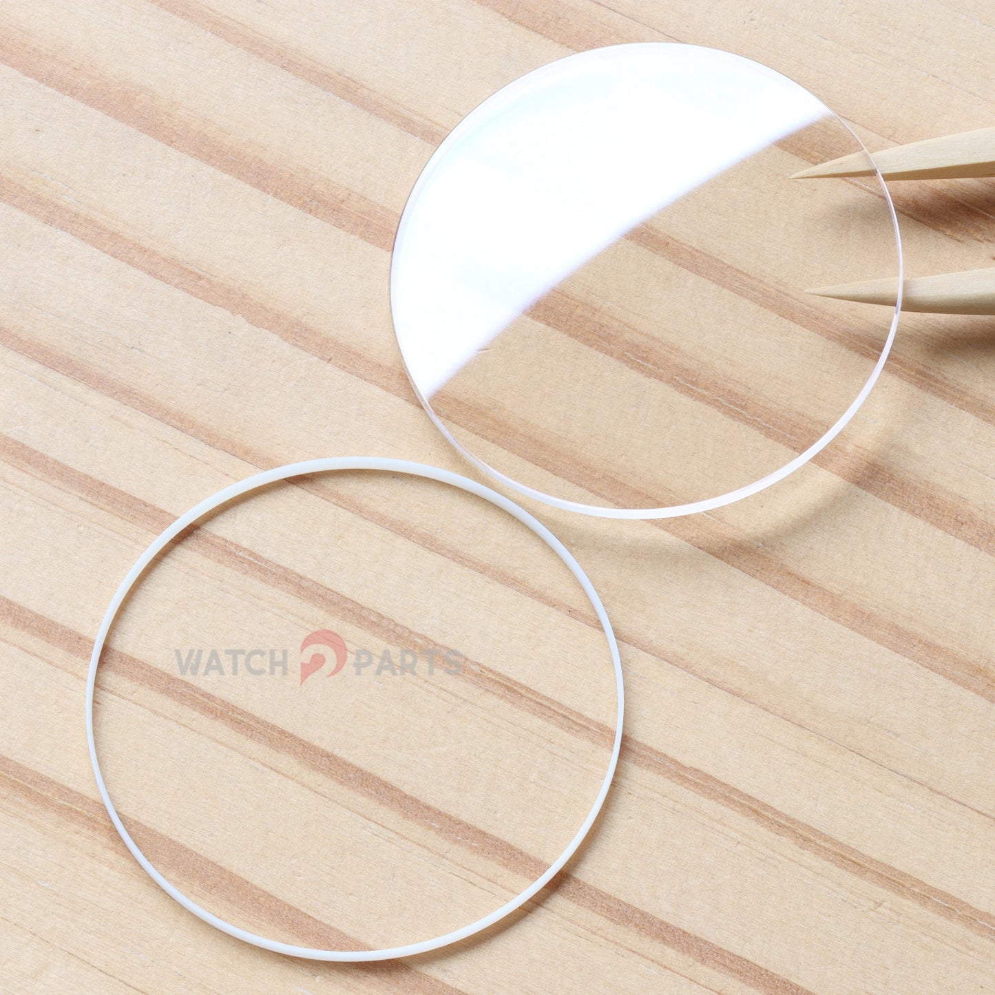 Double-sided AR Coating Watch Sapphire Crystal&Gasket for IWC Aquatimer Chronograph IW378101/3723 44mm Glass - watch2parts