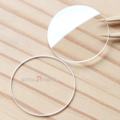 Double-sided AR Coating Watch Sapphire Crystal&Gasket for IWC Aquatimer Chronograph IW378101/3723 44mm Glass - watch2parts