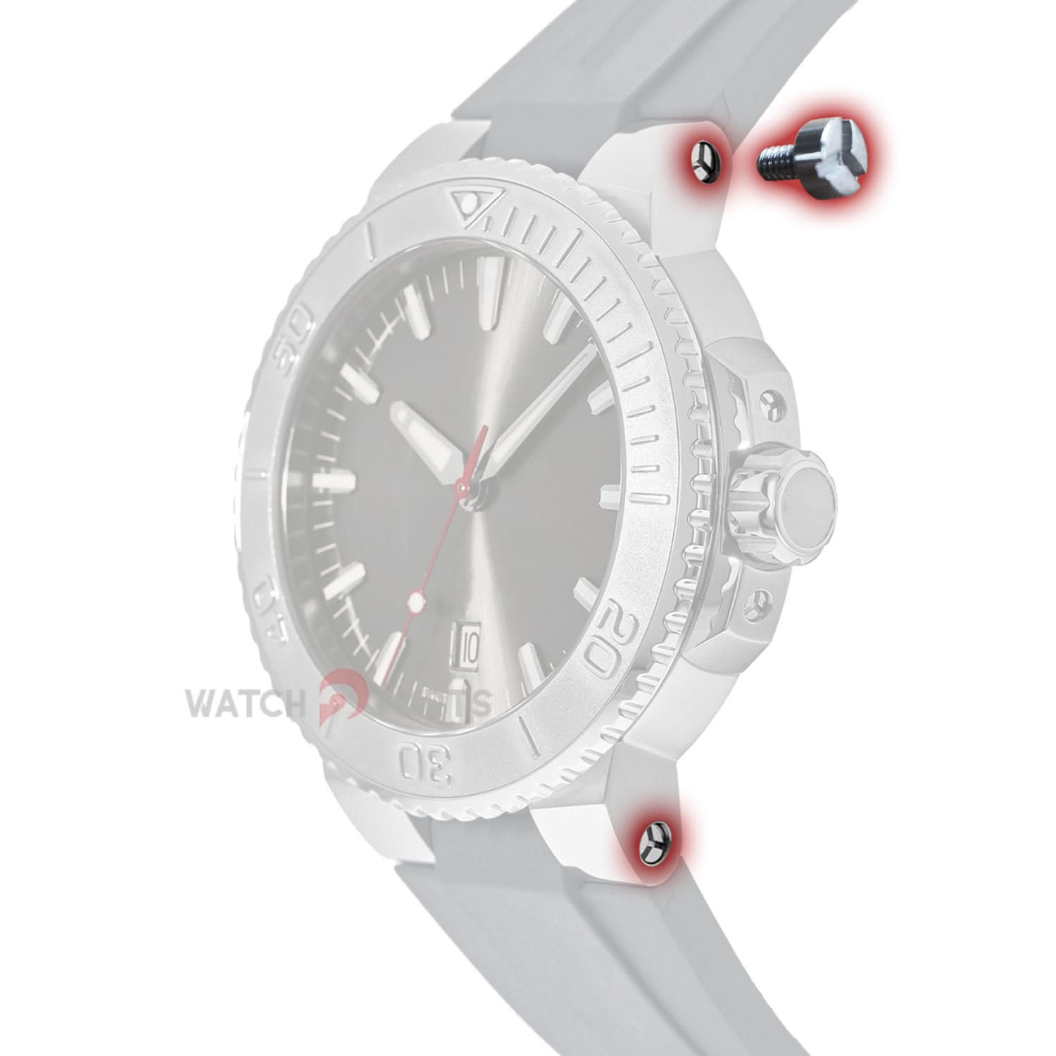 برغي فرقة Trifurcation Watch لـ Oris Aquis Date 7730 Watch Case.