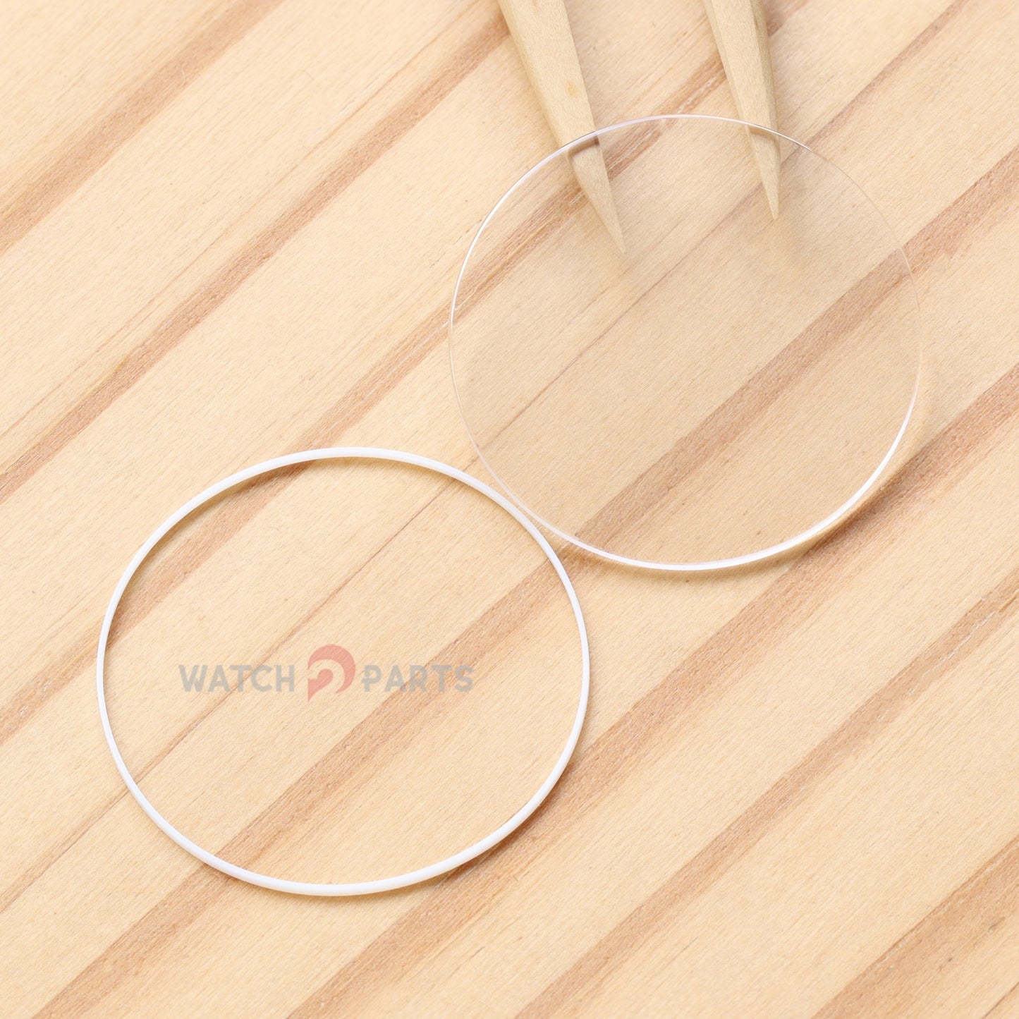 Watch Sapphire Crystal&Gasket for Vacheron Constantin VC Malte 42015 38mm Front&Case Back Glass