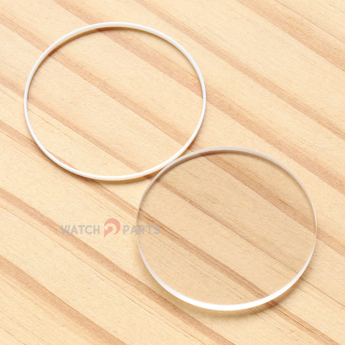 Round Flat Watch Sapphire Crystal for Vacheron Constantin VC Overseas 5500V 42.5mm Front&Case Back Glass