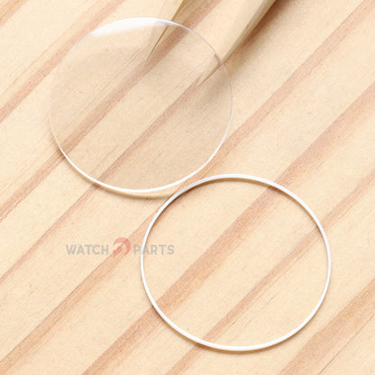 Double Domed Sapphire Crystal&Gasket for Vacheron Constantin VC Malte 81000/81500 37mm Watch Glass