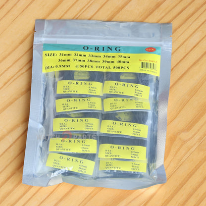 6 Sizes Watch Gasket Set Waterproof Rubber Ring O-Ring for Watch Bezel/Case Back