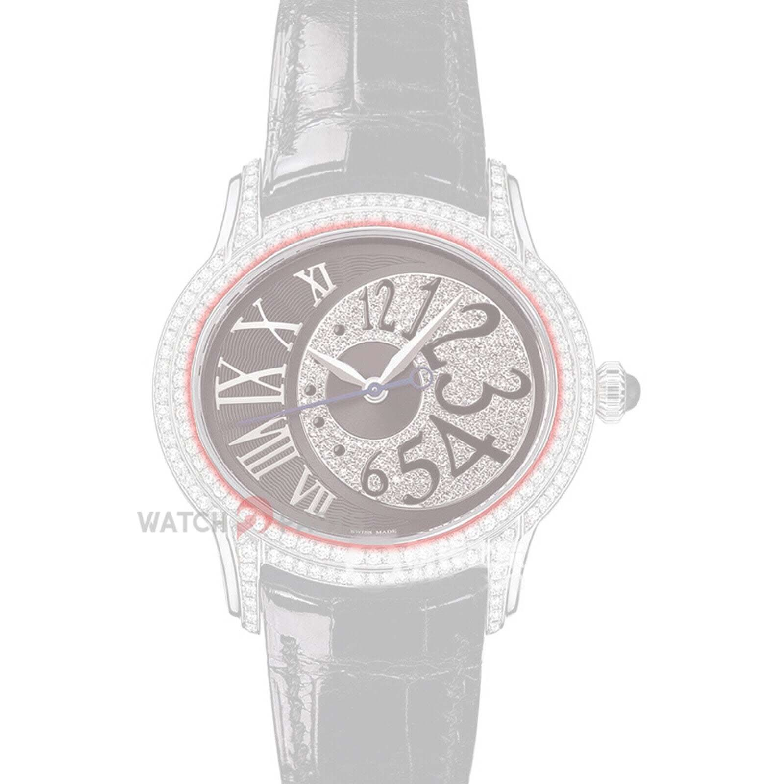 Mira el zafiro cristal y la junta para audemares Piguet 77302/77315 Ladies milenarias 39.5 mm