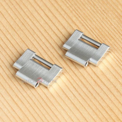 15.5/16.5mm رابط سوار المحار الفولاذ المقاوم للصدأ للفرشاة لرولكس-كينغ 40/34mm 126900 116900 114200 114210 114234 ارتباطات نهاية الساعة