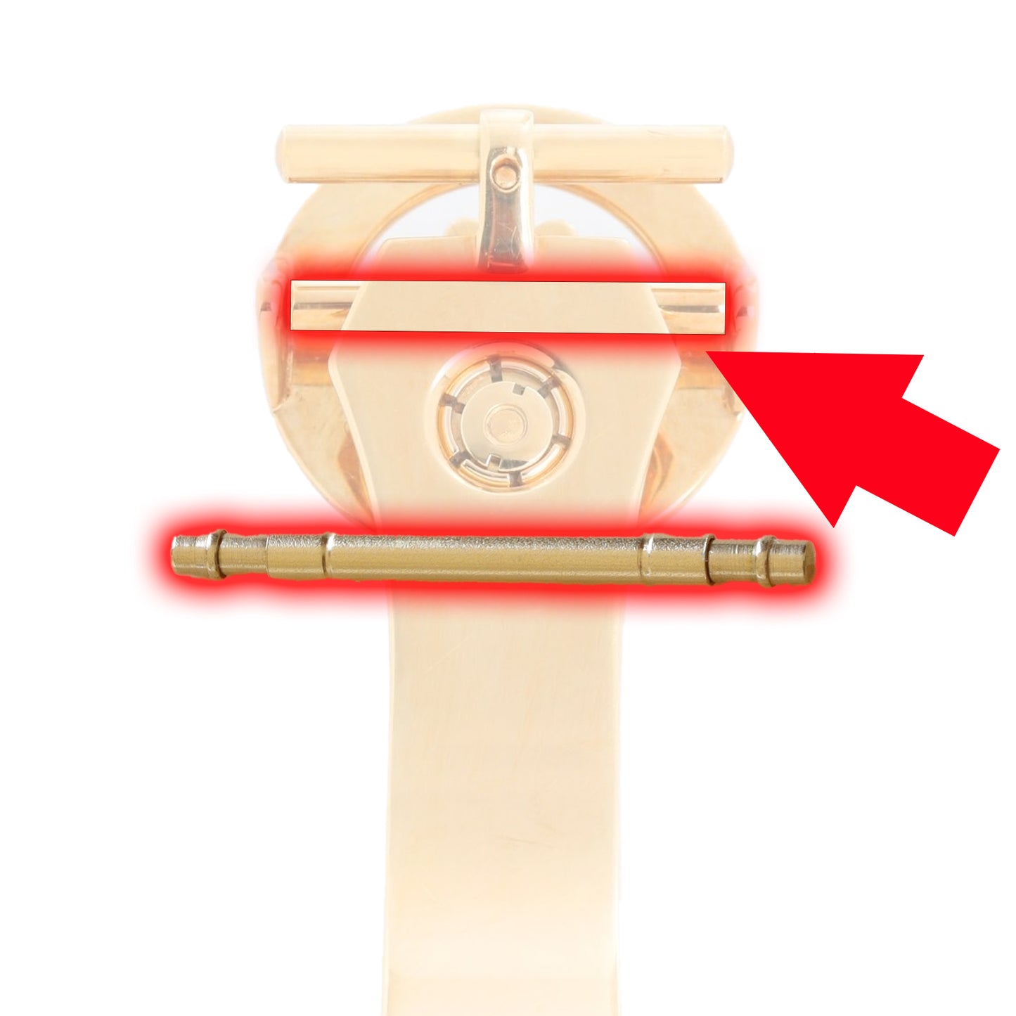 Regarder la broche à ressort de boucle flottante de 16 mm pour la barre de vis de fermoir Patek Philippe PP