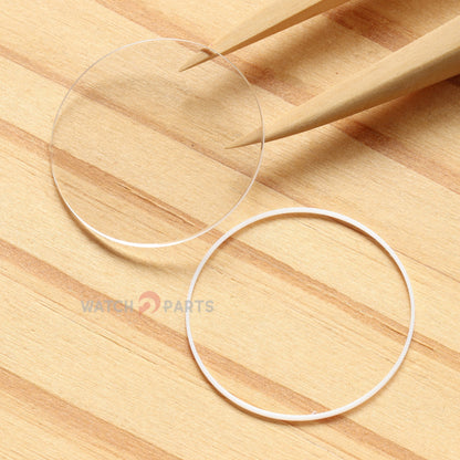 Double Domed Watch Sapphire Crystal&Gasket for Chopard Happy Sport 288948 38mm Glass