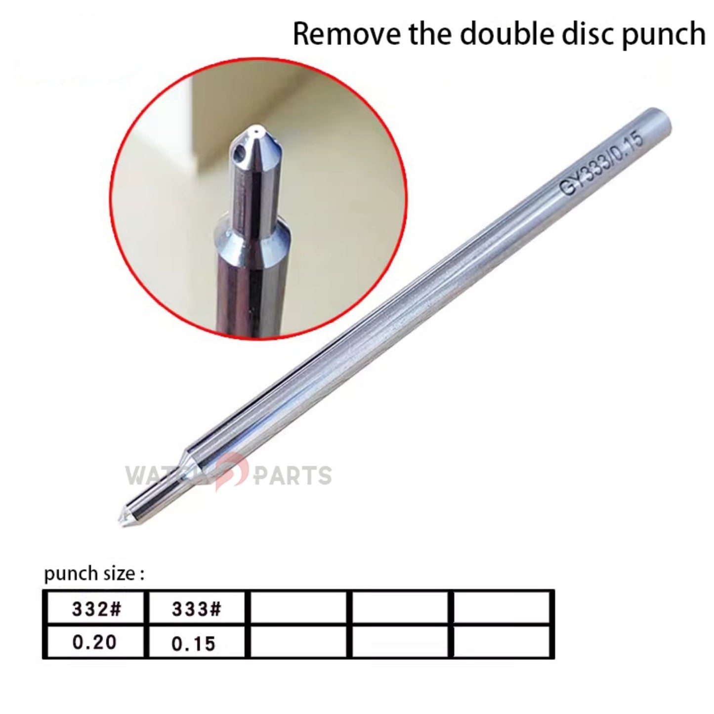 Professional Watchmaker Staking Set–Precision Punch&Anvil Bench Tool Kit for Pressing Hands&Balance Staffs&Gears&Rotor Bearing Screw