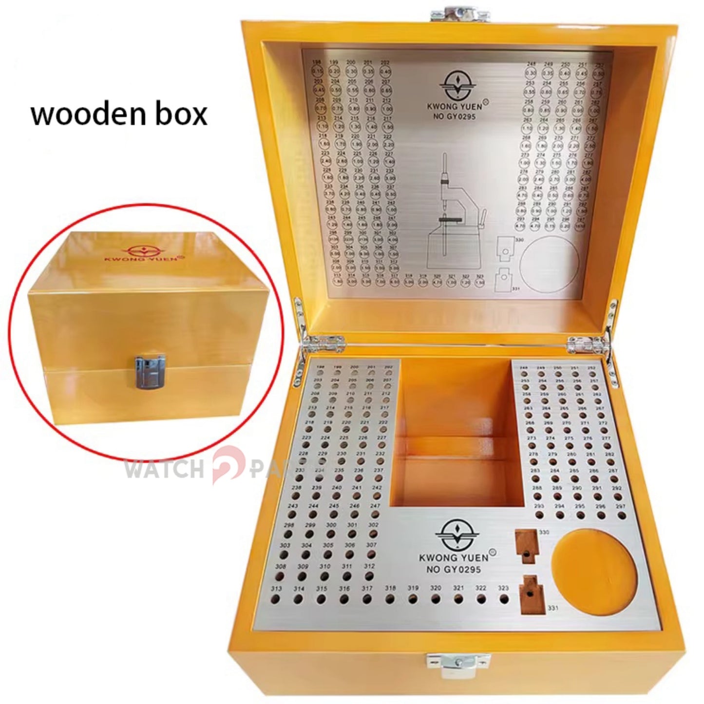 Professional Watchmaker Staking Set–Precision Punch&Anvil Bench Tool Kit for Pressing Hands&Balance Staffs&Gears&Rotor Bearing Screw