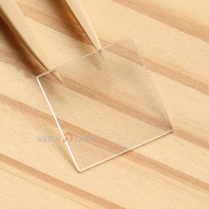 Tonneau Raised Watch Glass for Chopard Ice Cube 12/7424 36x36mm Sapphire Crystal