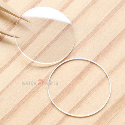 Double Domed Sapphire Crystal&Gasket for Vacheron Constantin VC Malte 81000/81500 37mm Watch Glass
