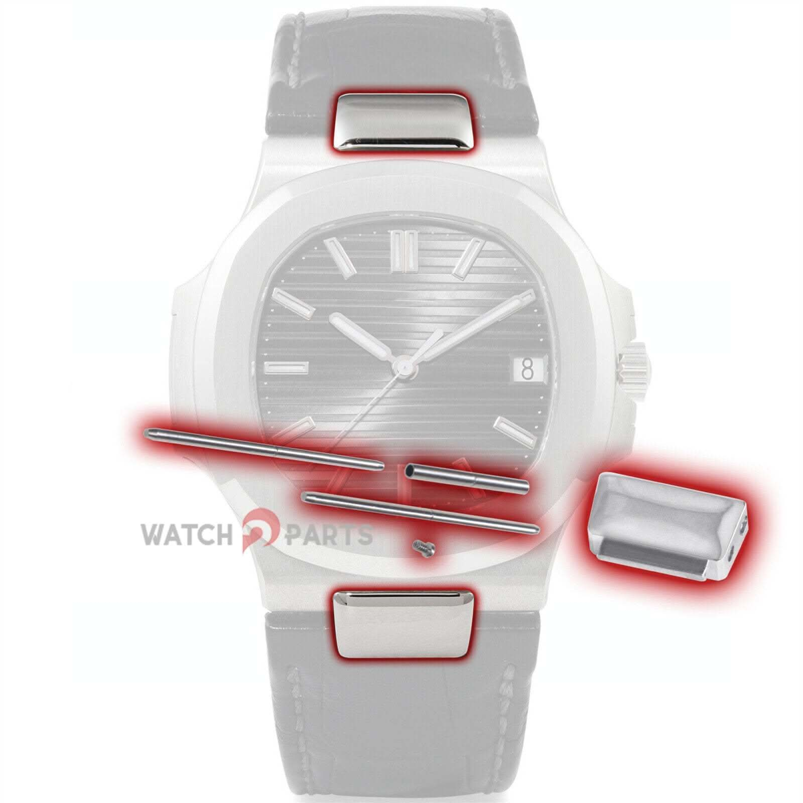 Watch -Gurt -Link -Kit für Patek Philippe 5711/5712 Nautilus Steel Band Conversion