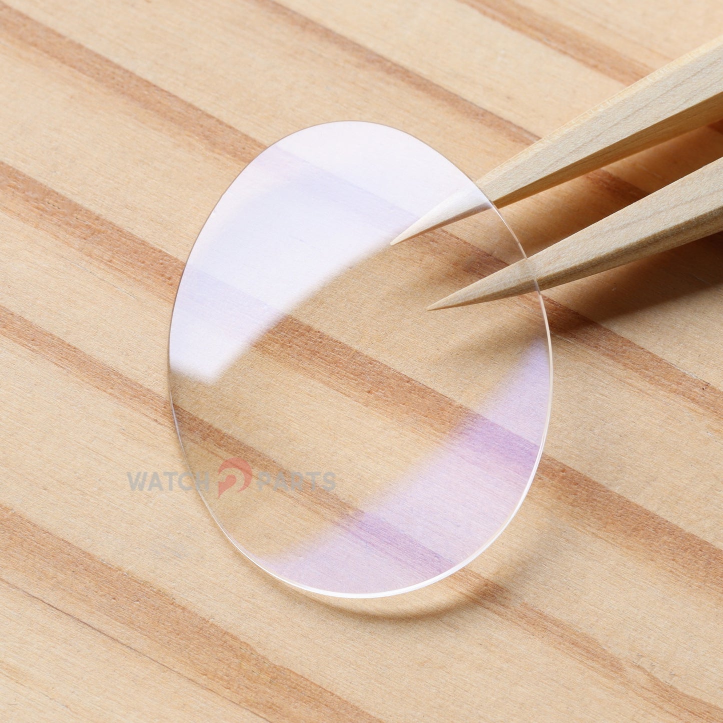 Watch Ellipse Sapphire Crystal for Breguet REINE DE NAPLES 34.3×26.3mm Glass - watch2parts