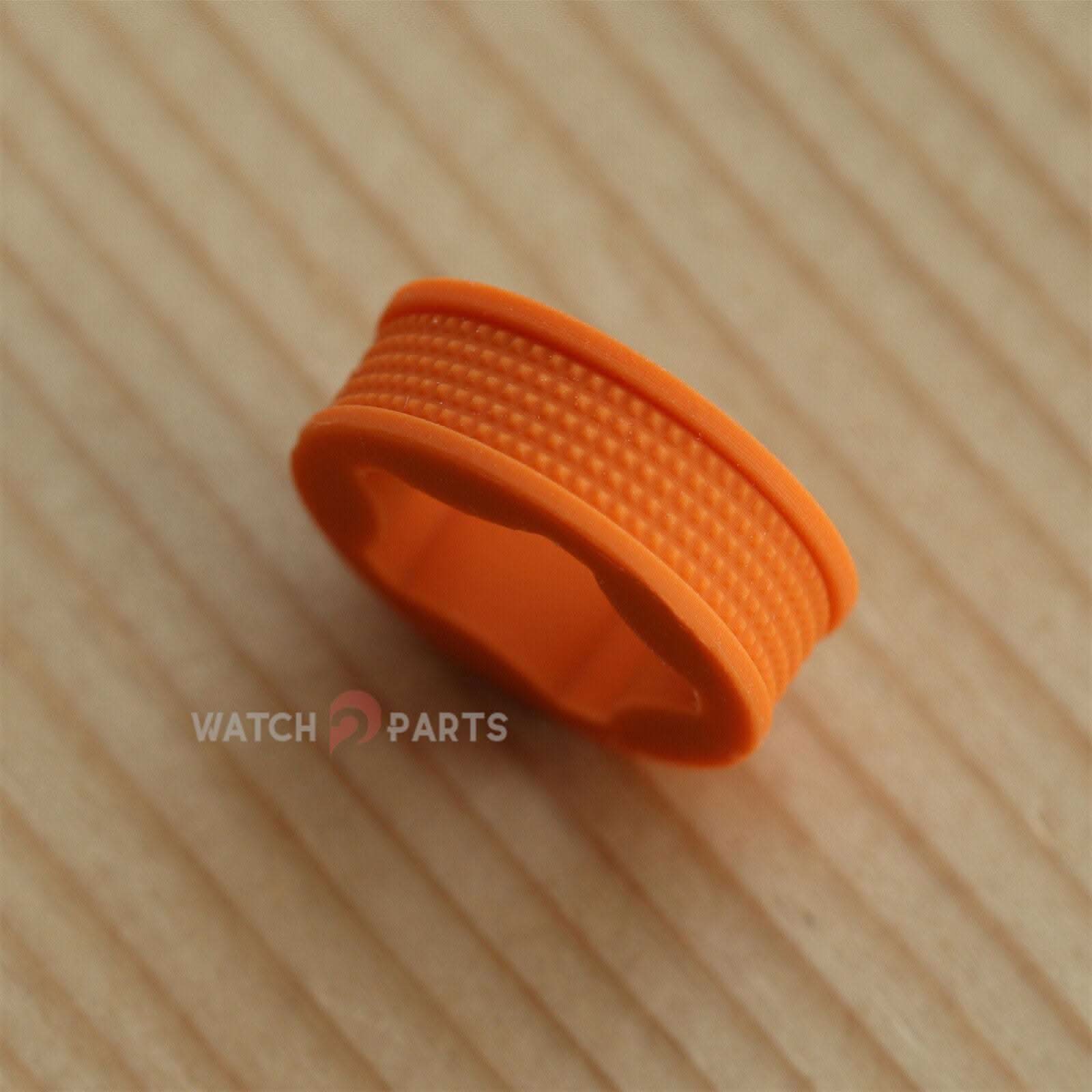 Orange Watch Crown Fluoro Cap in gomma per Richard Mille RM11-03 Flyback automatico