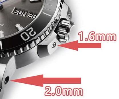 Triangular watch case screwdriver for Oris Divers watch band tools