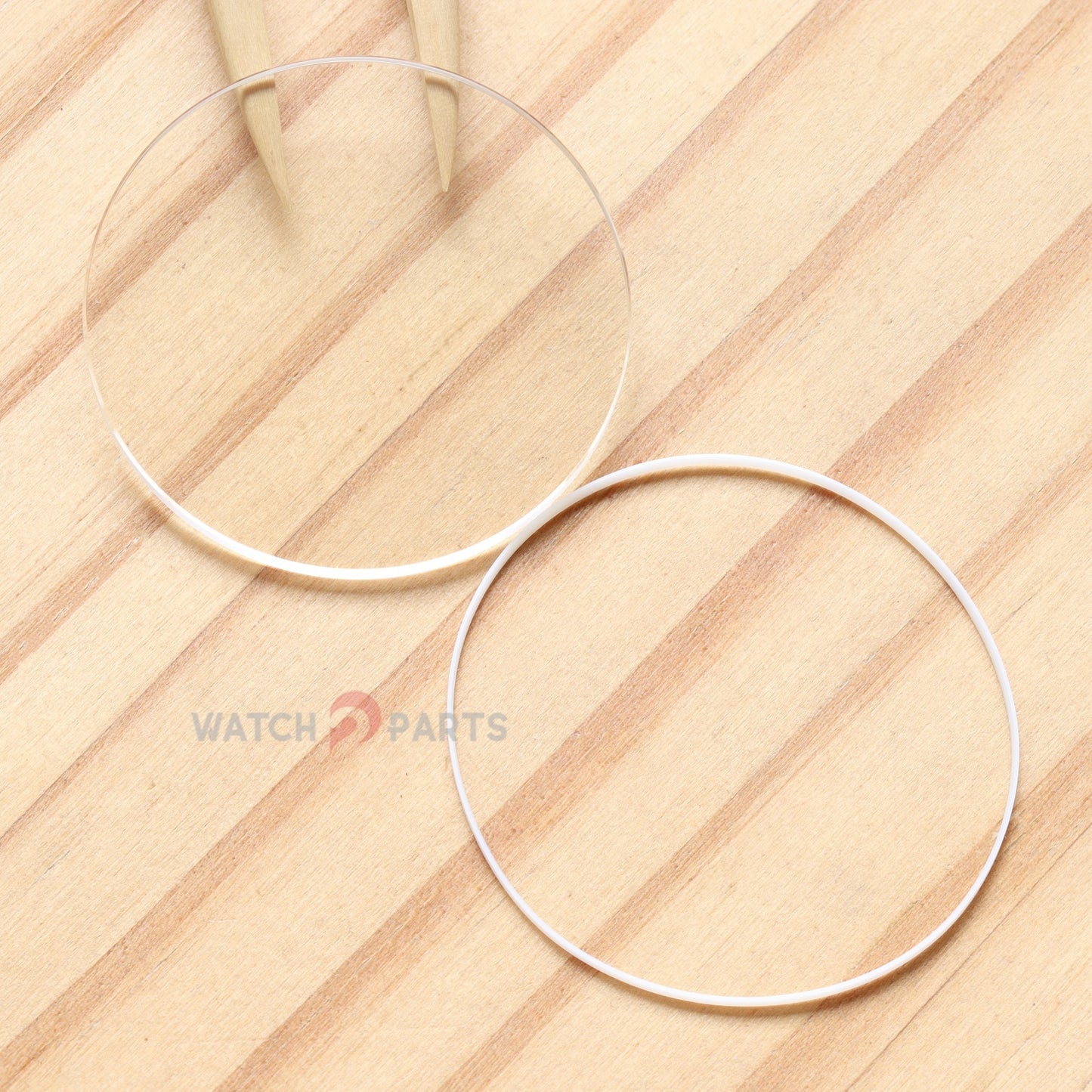 AR Coating Round Flat Sapphire Crystal&Gasket for Vacheron Constantin VC Overseas 49150/47450/47040/47751 42mm Watch Glass