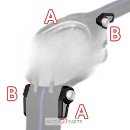 steel watch strap protect guard parts for Tissot T-Sport T-Race T092 watch rubber band