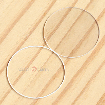 AR Coating Double Domed Watch Sapphire Crystal&Gasket for Blancpain Villeret 6676-3642-55B 40mm Glass