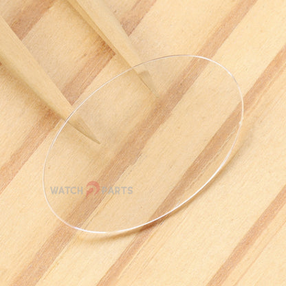 Ellipse Flat Watch Glass for Bvlgari Ovale OVW27GG/12 27x19mm Sapphire Crystal