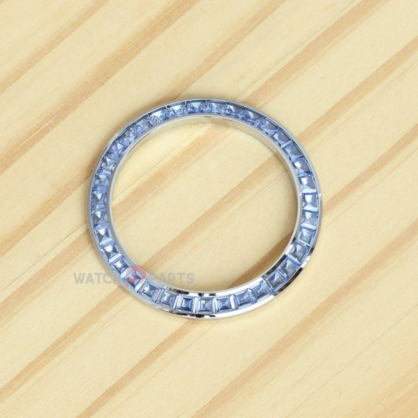 Bisel de reloj de zafiro azul sintético para rolex daytona 40 mm watch bisel de piedra preciosa