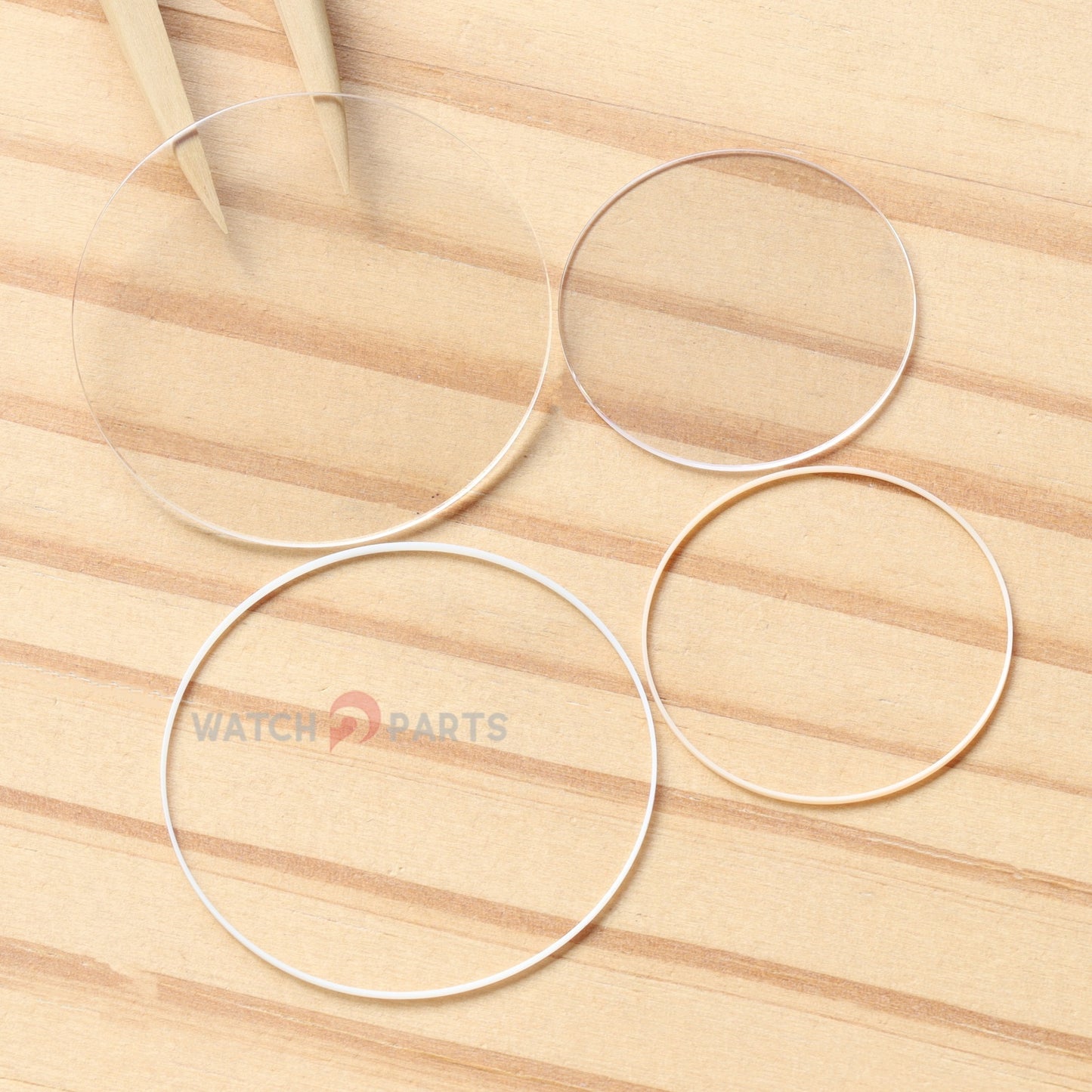 Watch Sapphire Crystal&Gasket for Vacheron Constantin VC Patrimony 85180/86180 Front&Case Back Glass