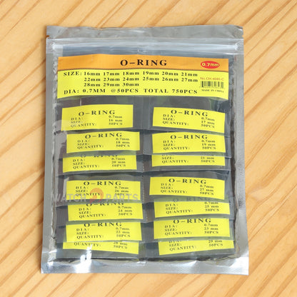 6 Sizes Watch Gasket Set Waterproof Rubber Ring O-Ring for Watch Bezel/Case Back