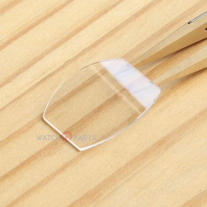 Mira Cristal de zafiro para Ulysse Nardin Michelangelo Chronograph Un 563-42 Watch Glass