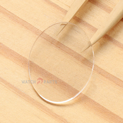 Ellipse Flat Watch Sapphire Crystal for Chopard Happy Sport 275350 33.60x30.75mm Glass
