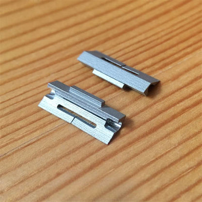 Watch Strap Metallic Inserts Parts for Cartier Santos Dumont Watch Leather Band