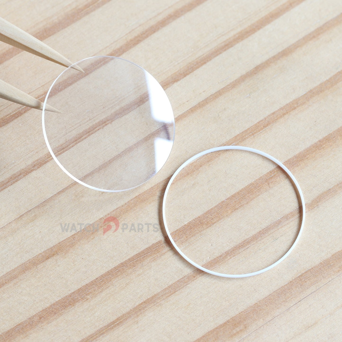 Watch Sapphire Crystal&Gasket for IWC Da Vinci Chronograph IW3728 37mm Glass - watch2parts