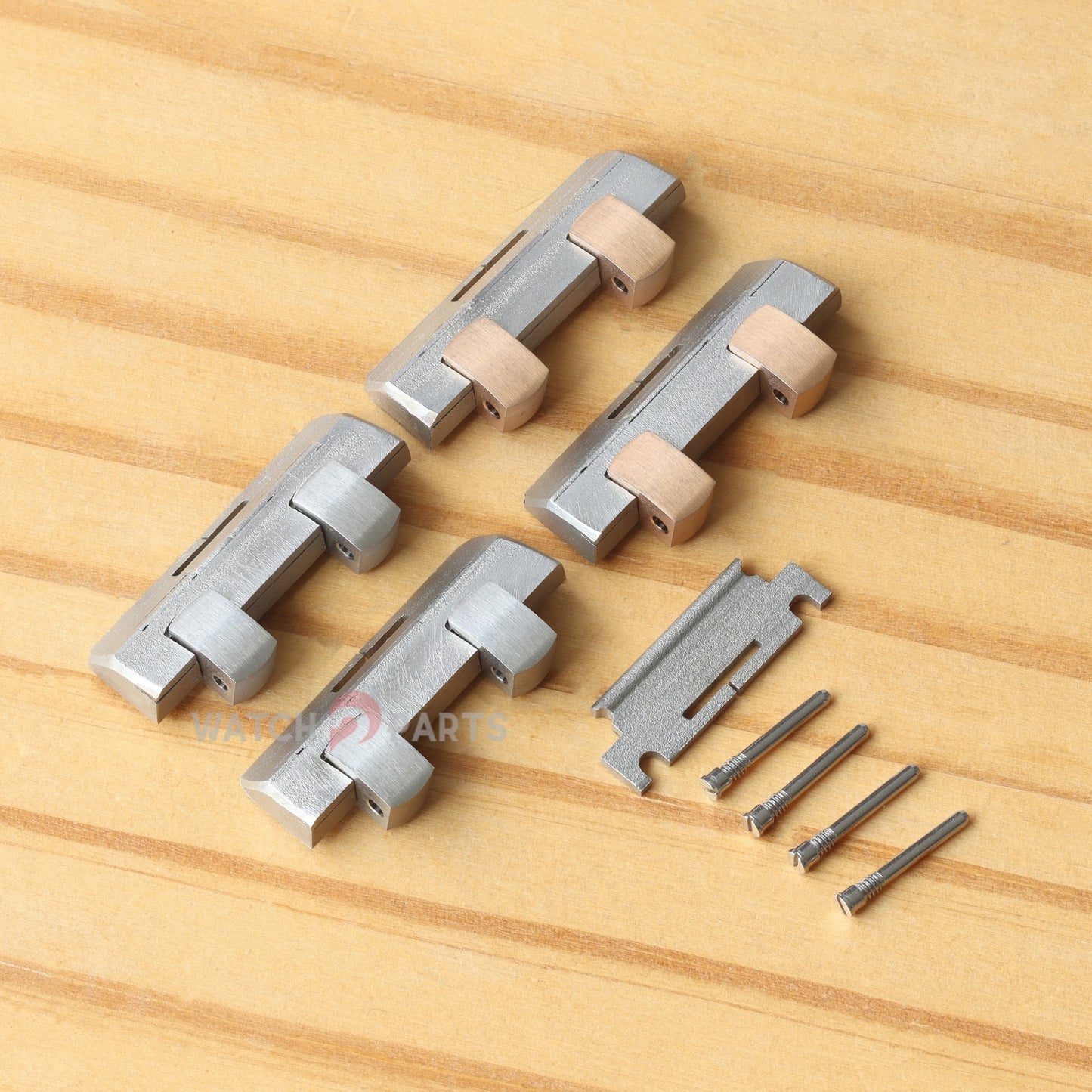 Watch Strap Inserts+Quick Release Component+Screw Pin for Audemars Piguet AP Royal Oak Offshore 42/44mm Watch Leather Band