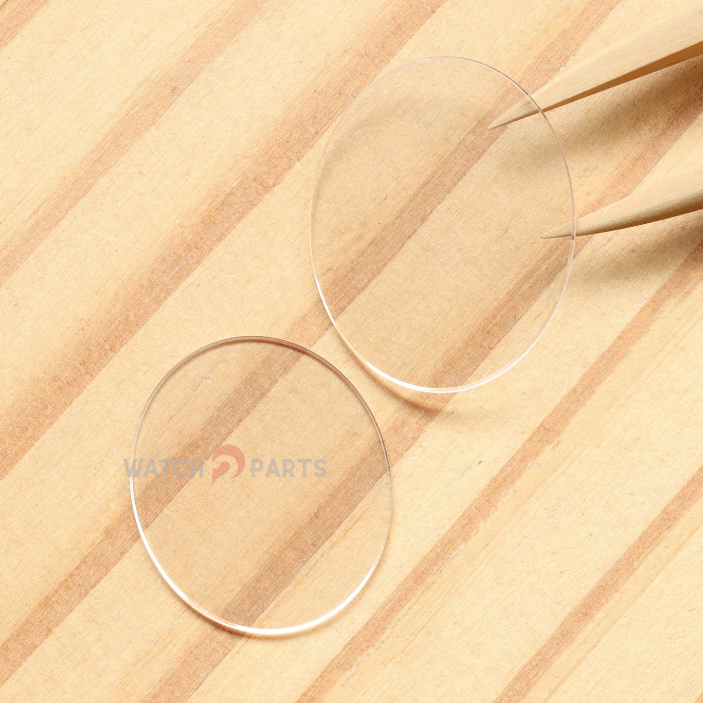 Ellipse Flat Watch Sapphire Crystal for Chopard Happy Sport 275362/278602 31.31x29mm Front&Case Back Glass