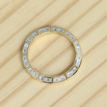 24 Baguette Synthetic Moissanite Diamond Gold Watch Bisel para Rolex Daytona 40 mm Watch Bisel Gemstone