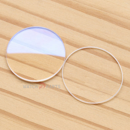 Watch Double Domed Sapphire Crystal for Tudor Glamour Double Date 57000/57003/57103/57100  42mm Watch Glass