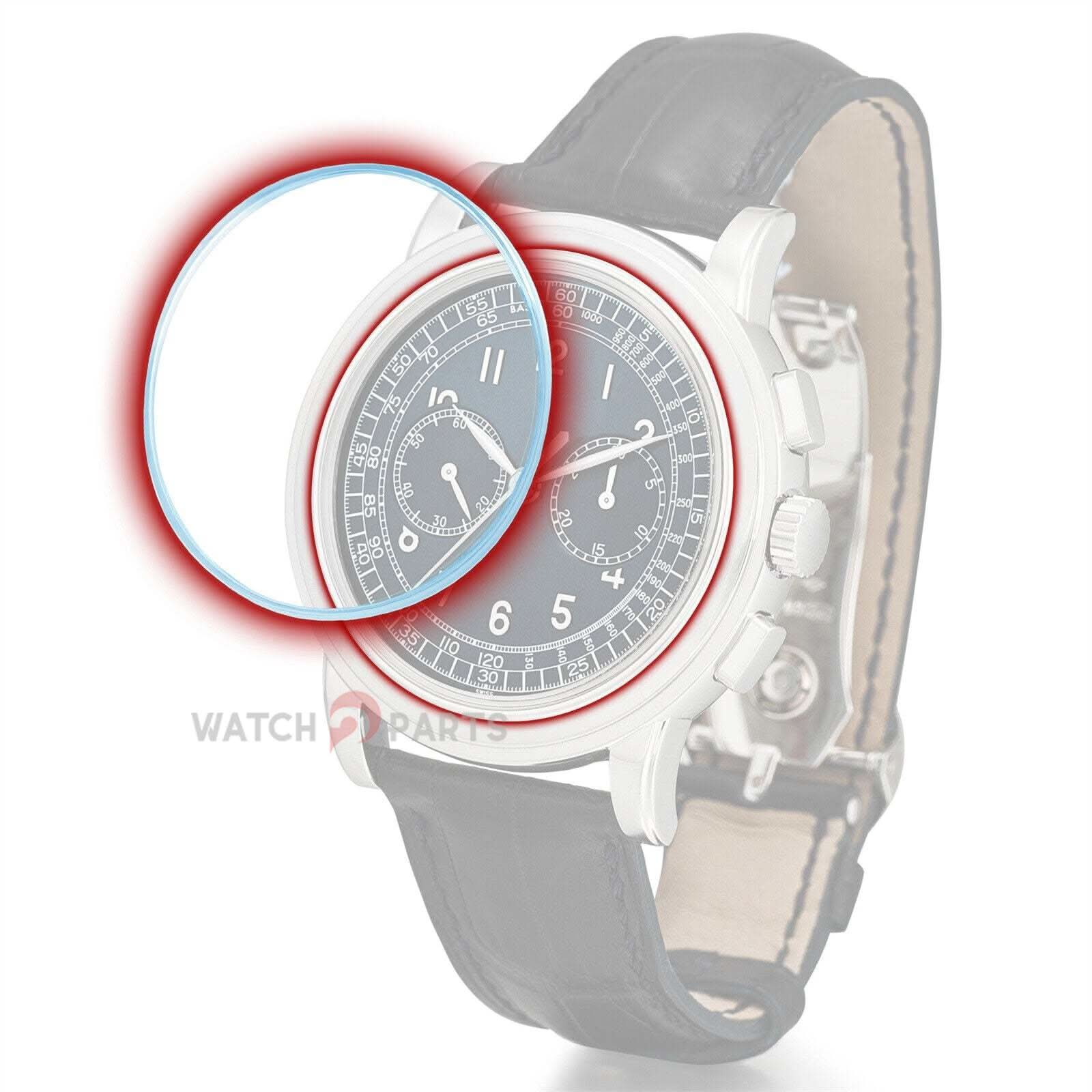 مشاهدة Crystal for Patek Philippe 5496/5070 التقويم الدائم/ساعة الكرونوغراف