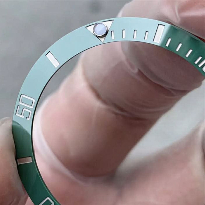 Luminous Ceramic Watch Bezel Inserts for Rolex Submariner 116610 Watch(Carve Letter)