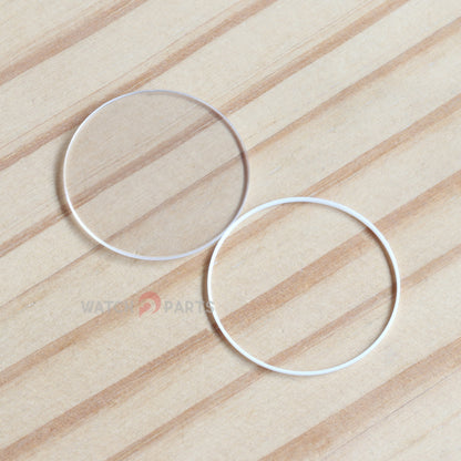 Watch Sapphire Crystal&Gasket for IWC Da Vinci Chronograph IW3728 37mm Glass - watch2parts