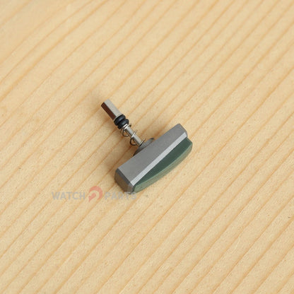 Pulsante push orologio in ceramica verde in titanio per Audemars Piguet Royal Oak Offshore 44mm