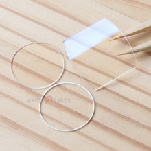 AR Coating Box-shaped Watch Sapphire Crystal&Gasket for IWC Da Vinci Chronograph IW376601 44mm Front&Case Back Glass - watch2parts