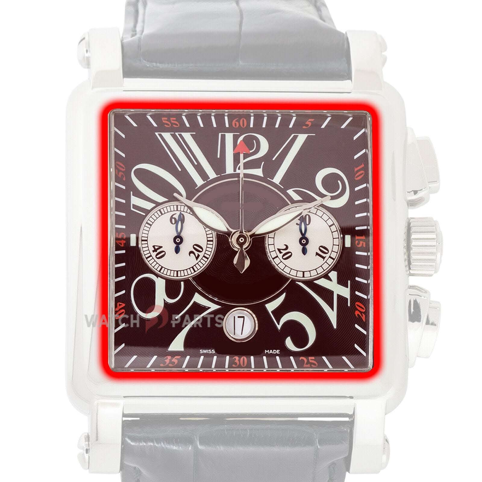 Saphirkristall für Franck Muller Conquistador Cortez 10000 m/h/k Uhr